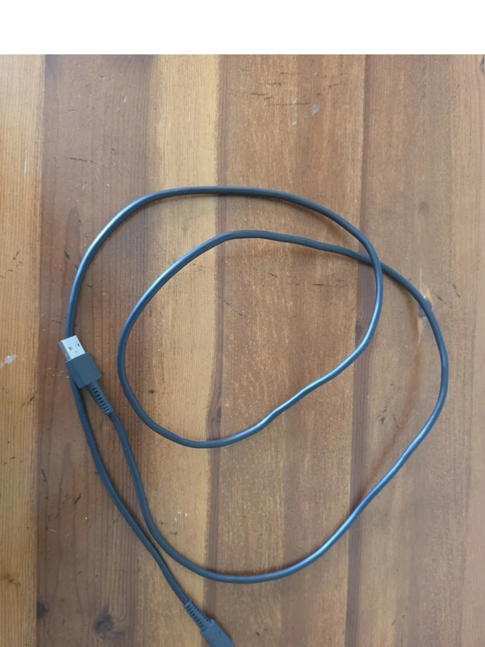 Nintendo Black USB to Mini-USB Charging Cable